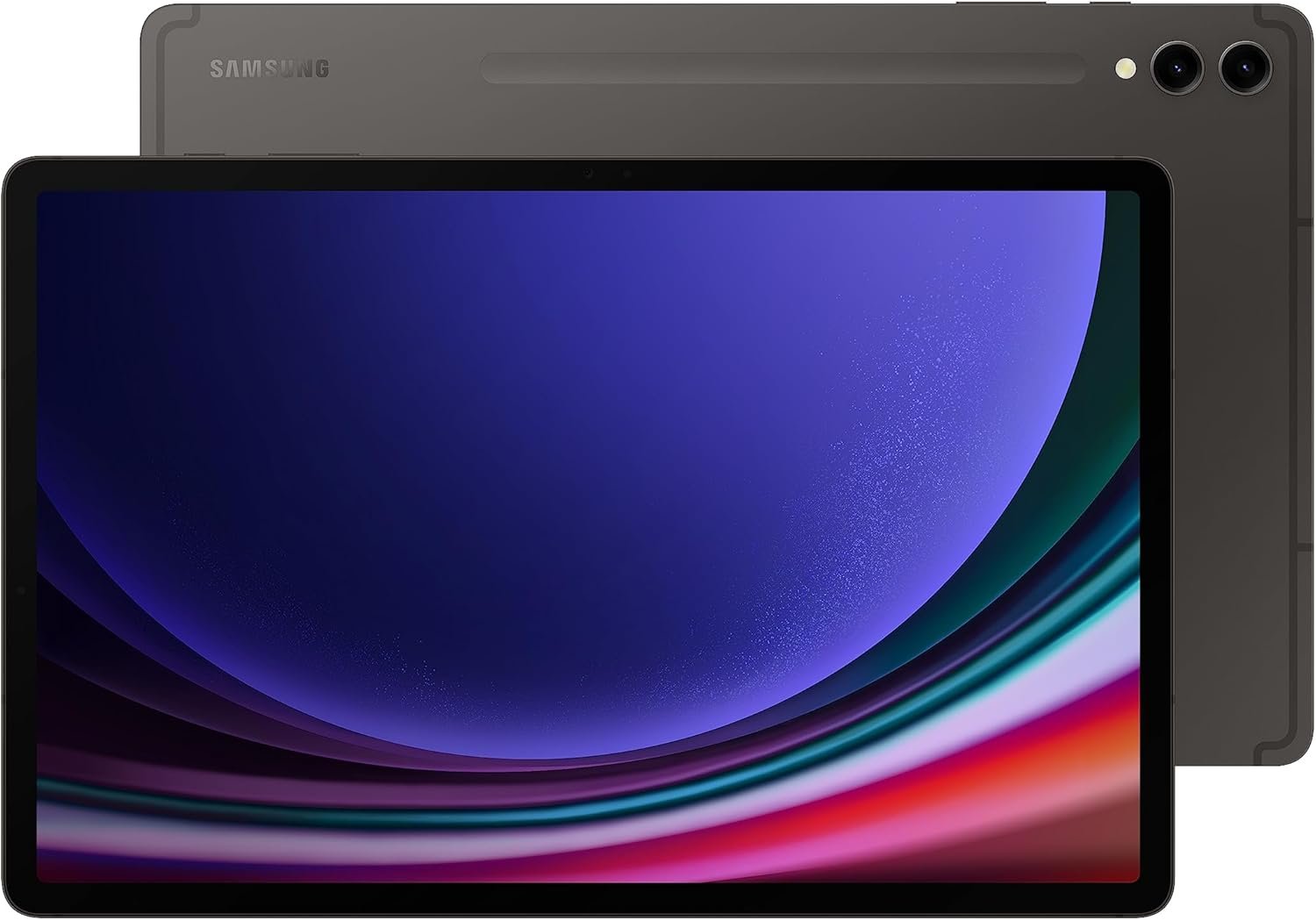 SAMSUNG Galaxy Tab S9+ Plus 12.4” 256GB WiFi 7 Android AI Tablet, Snapdragon 8 Gen 2 , AMOLED Screen, S Pen Included, Long Battery Life, Auto Focus Camera, US Version, 2023, Graphite (Renewed)