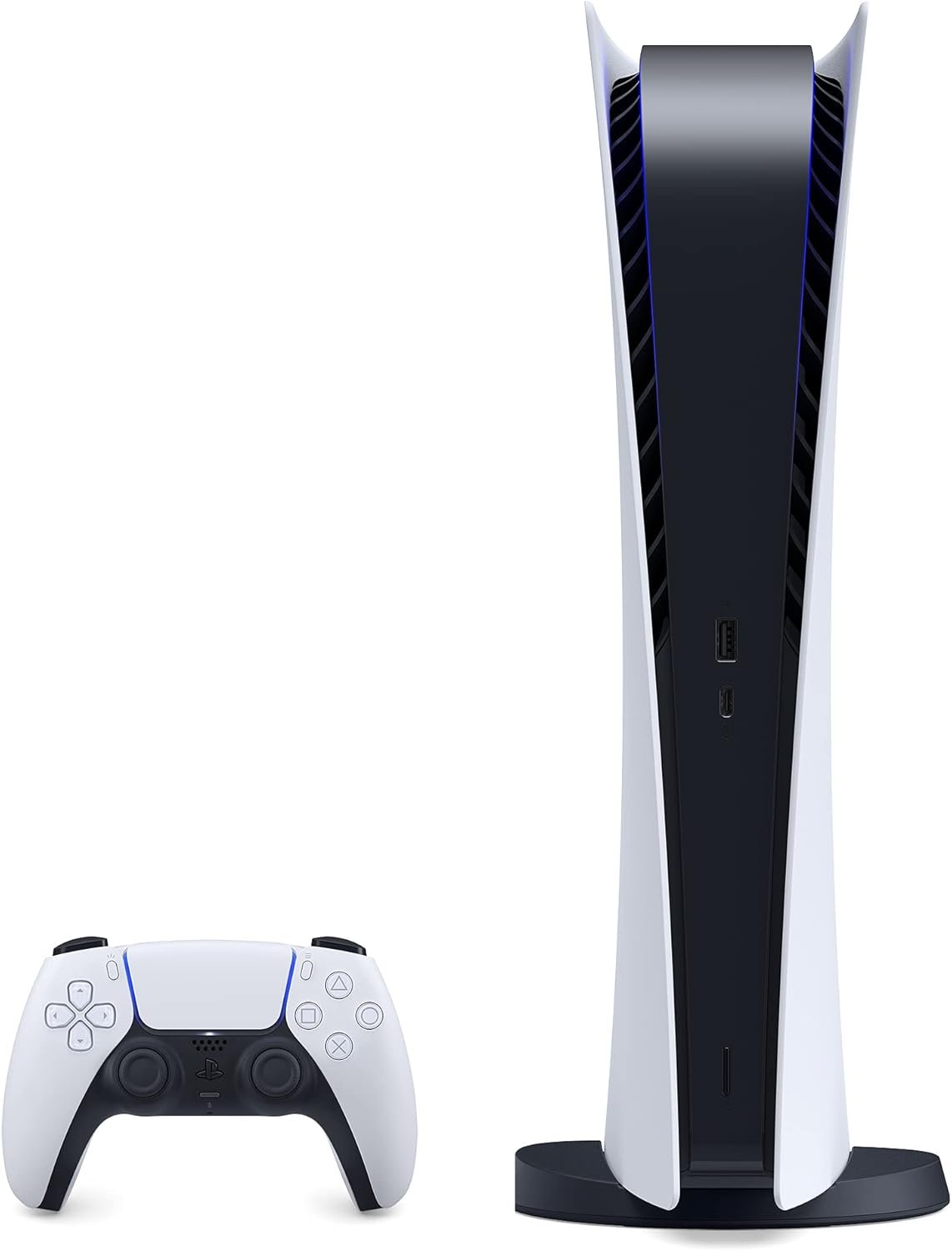 Sony PlayStation 5 Disc Edition PS5 Gaming Console, 16GB GDDR6 Memory, Ultra-High Speed 825GB SSD, 4K UHD Blu-Ray, WiFi 6, Bluetooth 5.1, 120Hz 8K Output