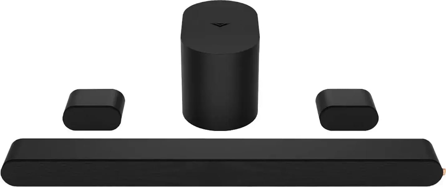 Vizio SV510M-0806B-RB 33″ Dolby Atmos 5.1 Ch Soundbar System with Dolby Atmos and DTS:X, Black – Certified Refurbished