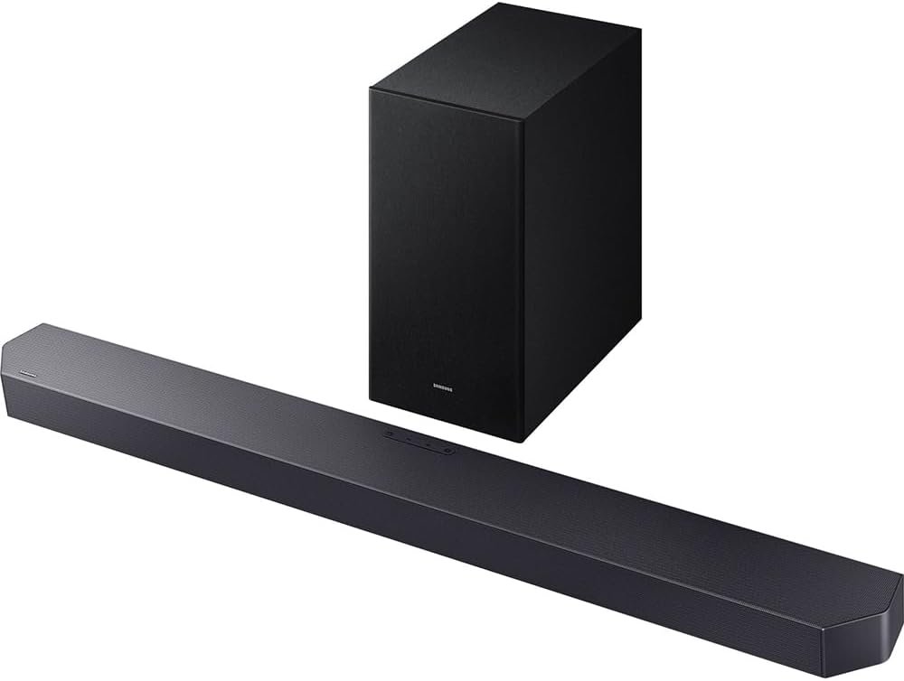 Samsung Q-Series Soundbar, HW-Q600F 3.1.2ch Soundbar, with Wireless Subwoofer, Dolby Audio/DTS Virtual:X, Q-Symphony & Game Pro Mode