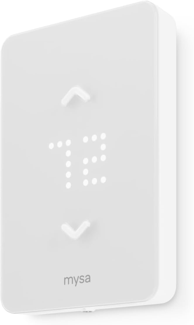 Mysa Smart Thermostat LITE for Electric Baseboard Heaters | Save Up to 26% on Heating | WiFi Programmable | 7-Day Scheduling | HomeKit, Alexa, Google | 120V-240V