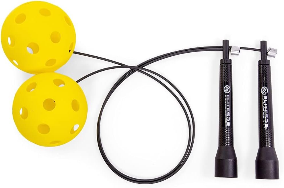 Elite Jumps – Cordless Jump Rope – For All Ages – Durable & Lightweight – Ropeless Jump Rope – For Speed Training & Double Unders – Helps Coordination, Arm Endurance, Skipping Speed & More