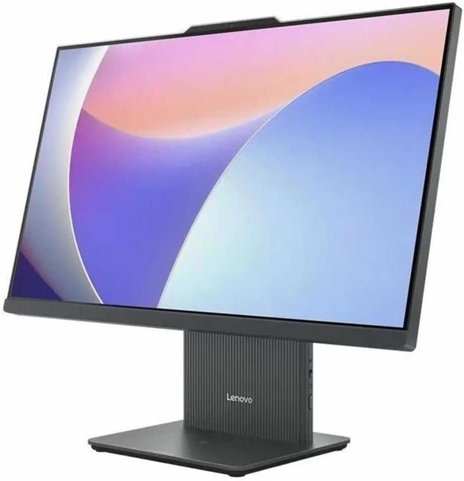 Lenovo ideacentre 23.8″ IPS FHD (1920 x 1080) All in one Desktop Computer PC, AMD Ryzen 5 7535HS(6-Core) Processor, 16GB DDR5 RAM, 512GB SSD, Wireless Keyboard and Mouse, Windows 11 Pro