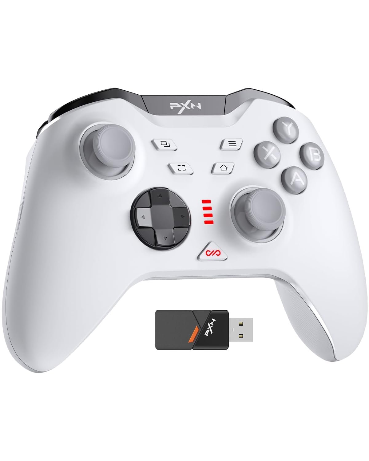 PXN P5 Wireless Gaming Controller – Hall Joystick, Hall Trigger, 6-Axis Motion, 4 Back Buttons, Compatible with PC, Switch/Switch2, iOS, Android