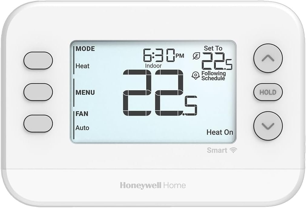 Honeywell Home Focus PRO S200 Smart WiFi Thermostat, Conventional/Heat Pump Compatibility, WiFi Thermostat for Home, White (TH2110WF4008), Includes 5-Year Warranty