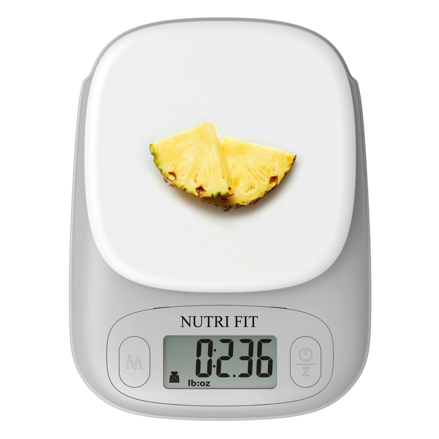 Food Scale Digital Kitchen Scale Weight Grams and Ounces of NUTRI FIT, Portable & Accurate Scale for Cooking Baking Jewelry Coffee Postage, Stylish Compact Design, Max 11lb 0.5g Increment, Smart Tare