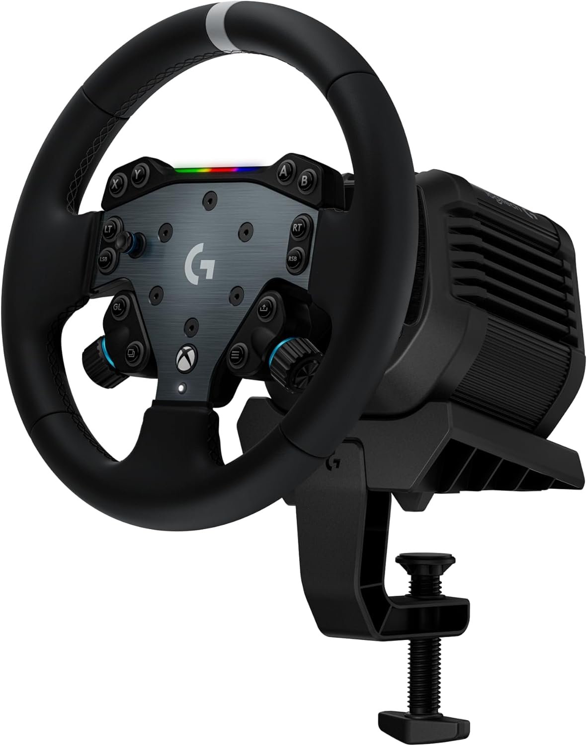 Logitech G RS50 Racing Wheel, Hub, and Base for Xbox/PC: 8 Nm Direct Drive, 11 inch Wheel, 13 Buttons, Adjustable Paddle Shifters, TRUEFORCE Force Feedback Integration with Major Titles – Black
