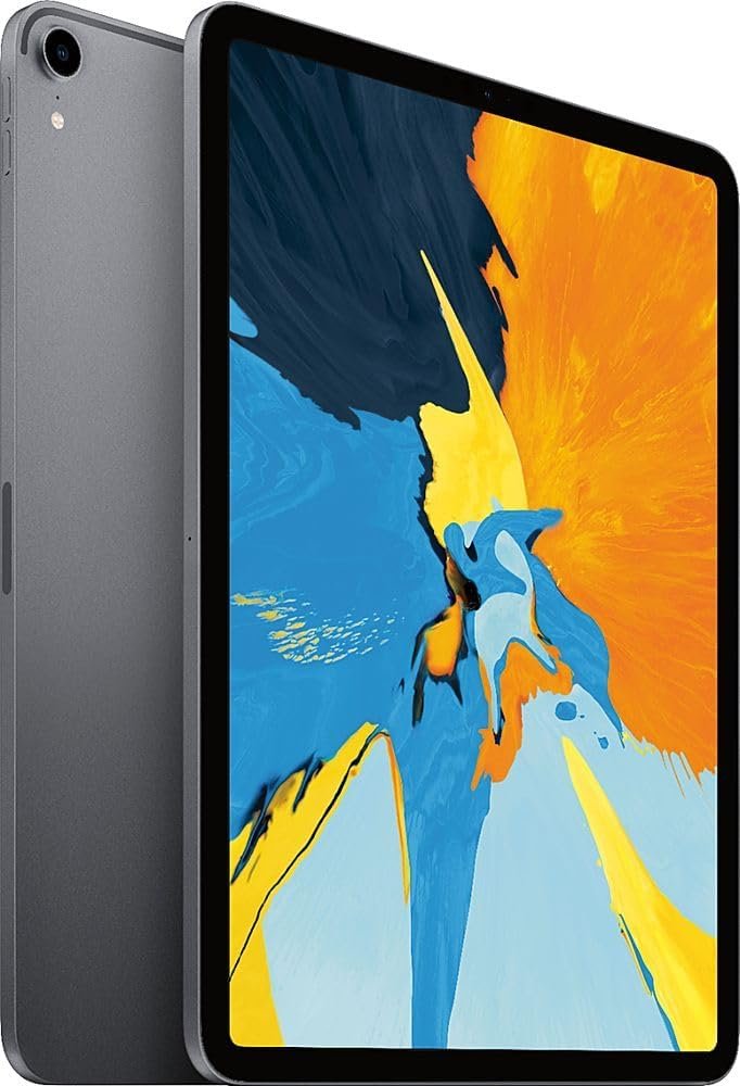 Apple iPad Pro (11-inch, Wi-Fi, 64GB) – Space Gray (2018) (Renewed)