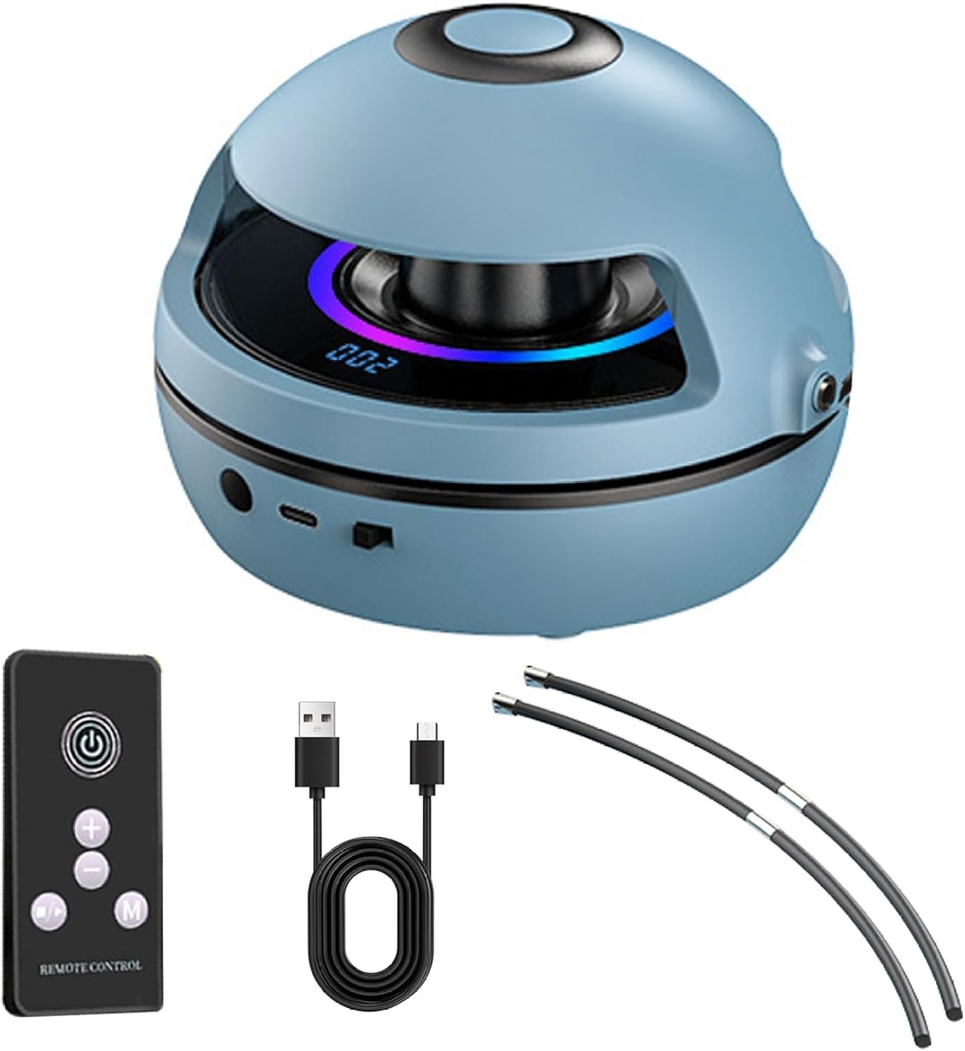 Music Jump Rope Machine Smart Skipping Rope Machine with LED Counter and Speaker, Intelligent Automatic Electric Rope Skipping Machine for Gym Party Home
