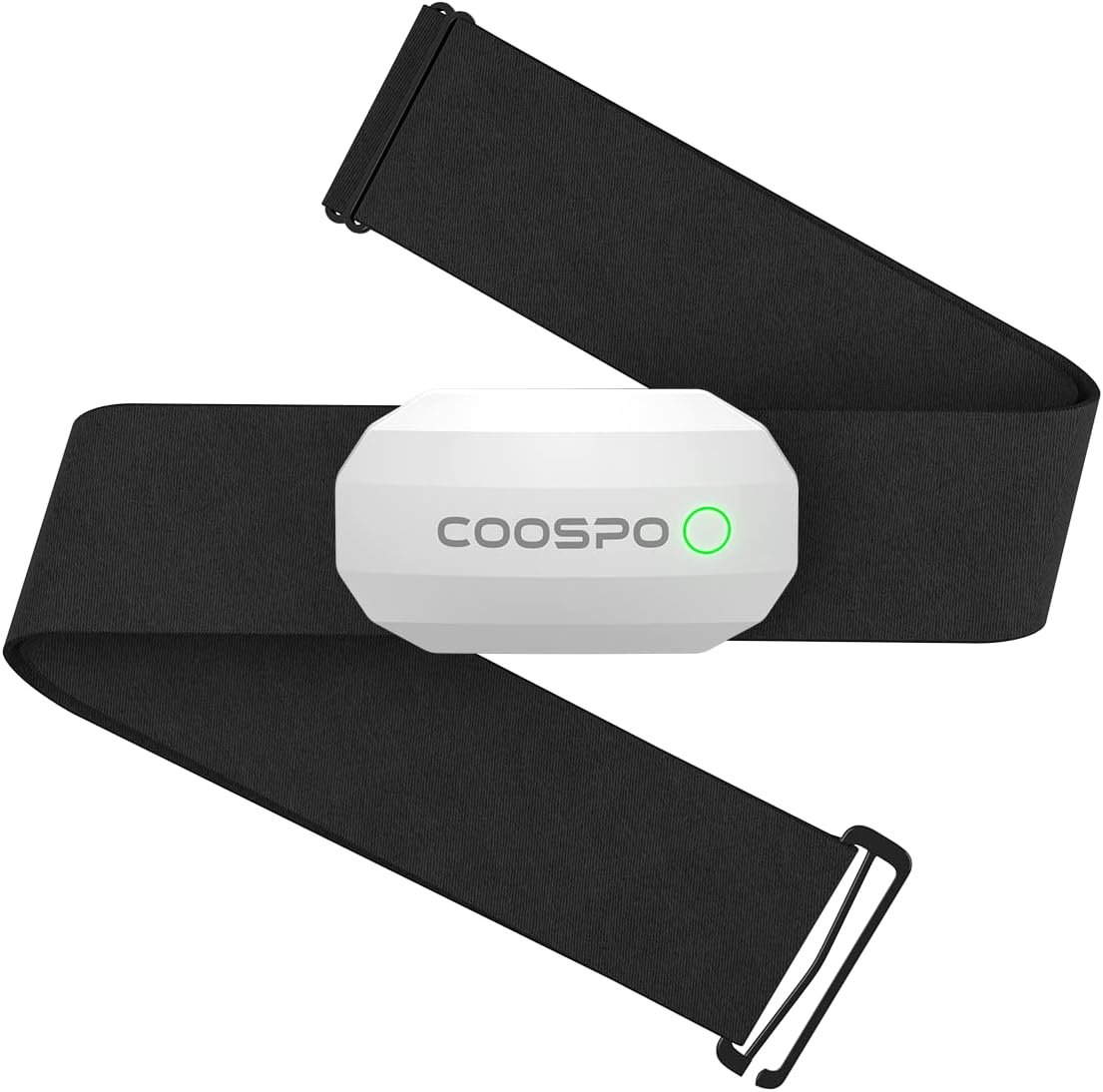 COOSPO Bluetooth Heart Rate Monitor Chest Strap H808S, ANT+ BLE HR Monitor Chest, HRM IP67 Waterproof, 300H Battery Life