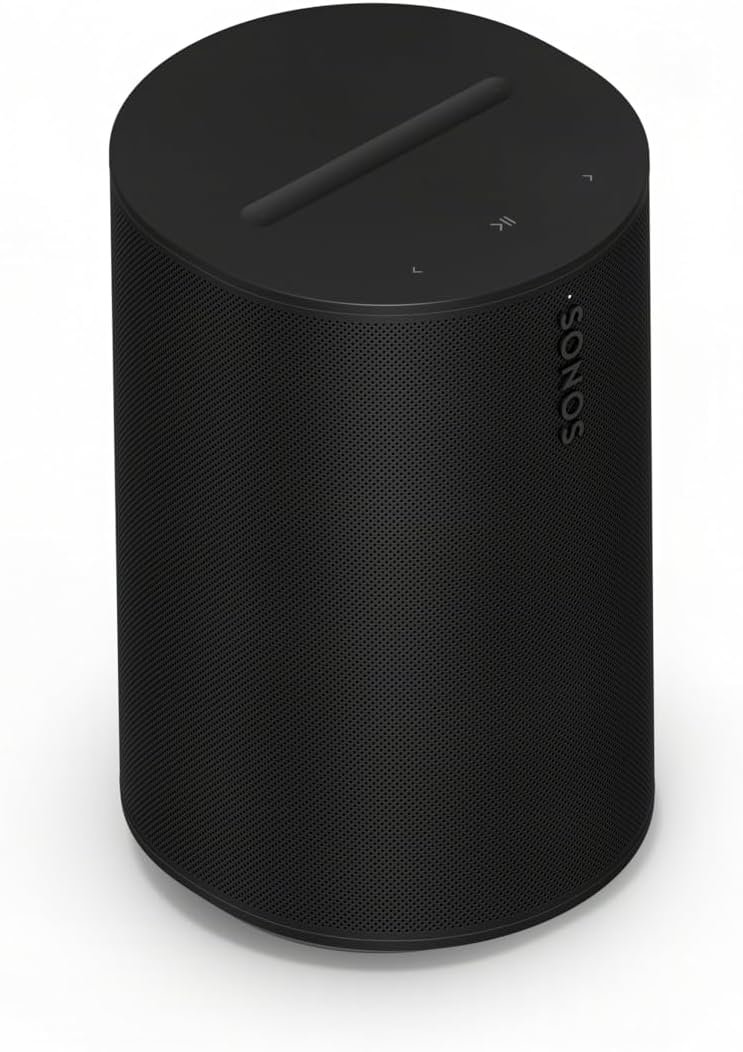 Sonos Era 100 SL – Compact, Microphone-Free Speaker with WiFi, Bluetooth – Black