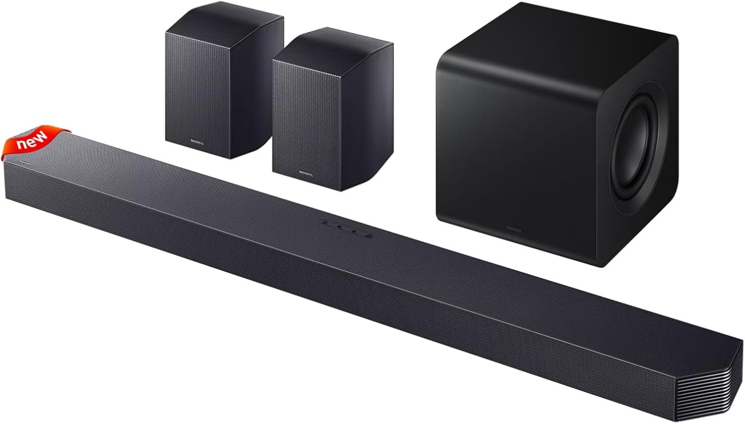 Samsung HW-Q930F Soundbar 9.1.4ch Dolby Atmos DTS:X with Wireless Subwoofer & Rear Speakers, Q-Symphony, HDMI eARC, Bluetooth Home Theater Sound System for TV