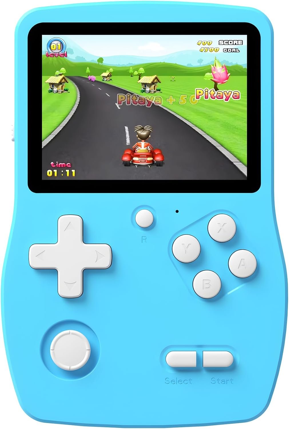 32 Bit Handheld Games for Kids Preloaded 139 Video Games, Portable Video Gaming Player with 3.0″ IPS Screen and Rechargeable Battery, Mini Travel Games Electronic Gifts Toys for Boys Girls, Blue