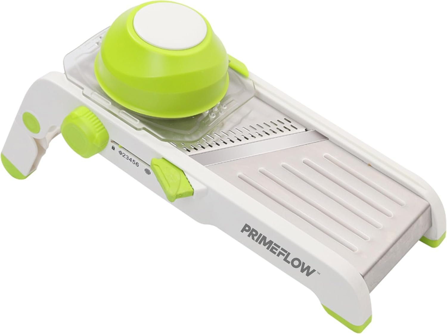 Mandoline Slicer for Kitchen — Adjustable Stainless Steel Vegetable Slicer with Safety Guard | 6 Thickness Settings | Julienne, Slice, Dice & Crinkle Cut | Compact & Foldable Food Slicer