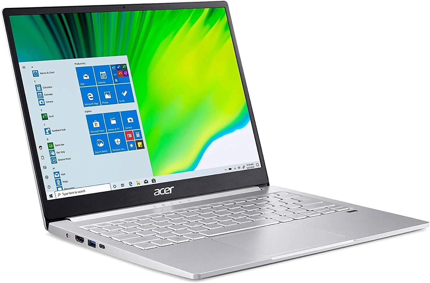 acer Swift 3 Intel Evo Thin & Light Laptop, 13.5″ 2256 x 1504 IPS, Intel Core i7-1165G7, Intel Iris Xe Graphics, 8GB LPDDR4X, 512GB NVMe SSD, Wi-Fi 6, Fingerprint Reader, Back-lit KB, SF313-53-78UG
