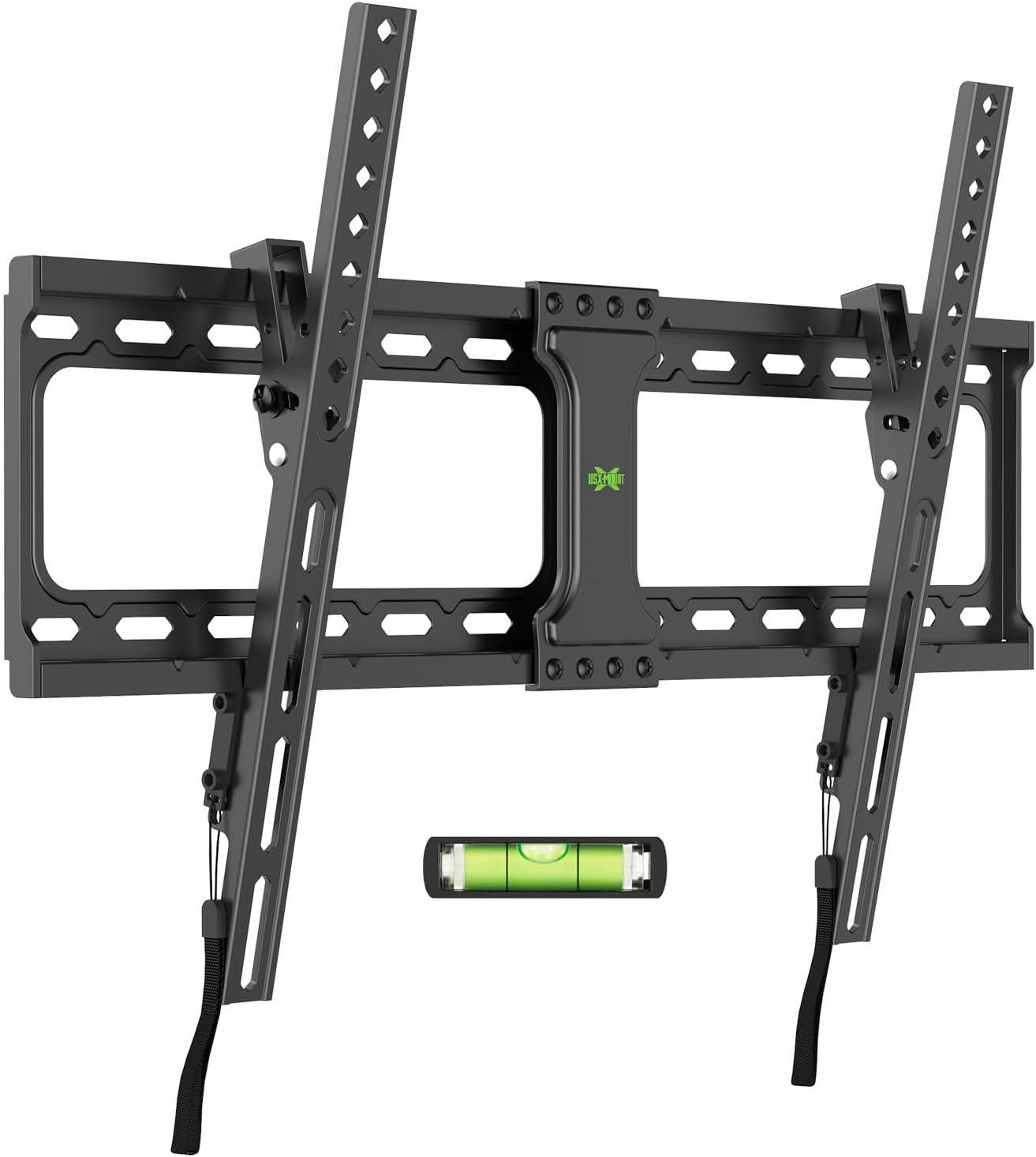 USX MOUNT Tilting TV Wall Mount for Most 37″-95″ Flat Curved Screen Television, TV Bracket with Max VESA 600x400mm up to 132lbs, Low Profile Tilt Mount for 16″, 24″ Stud