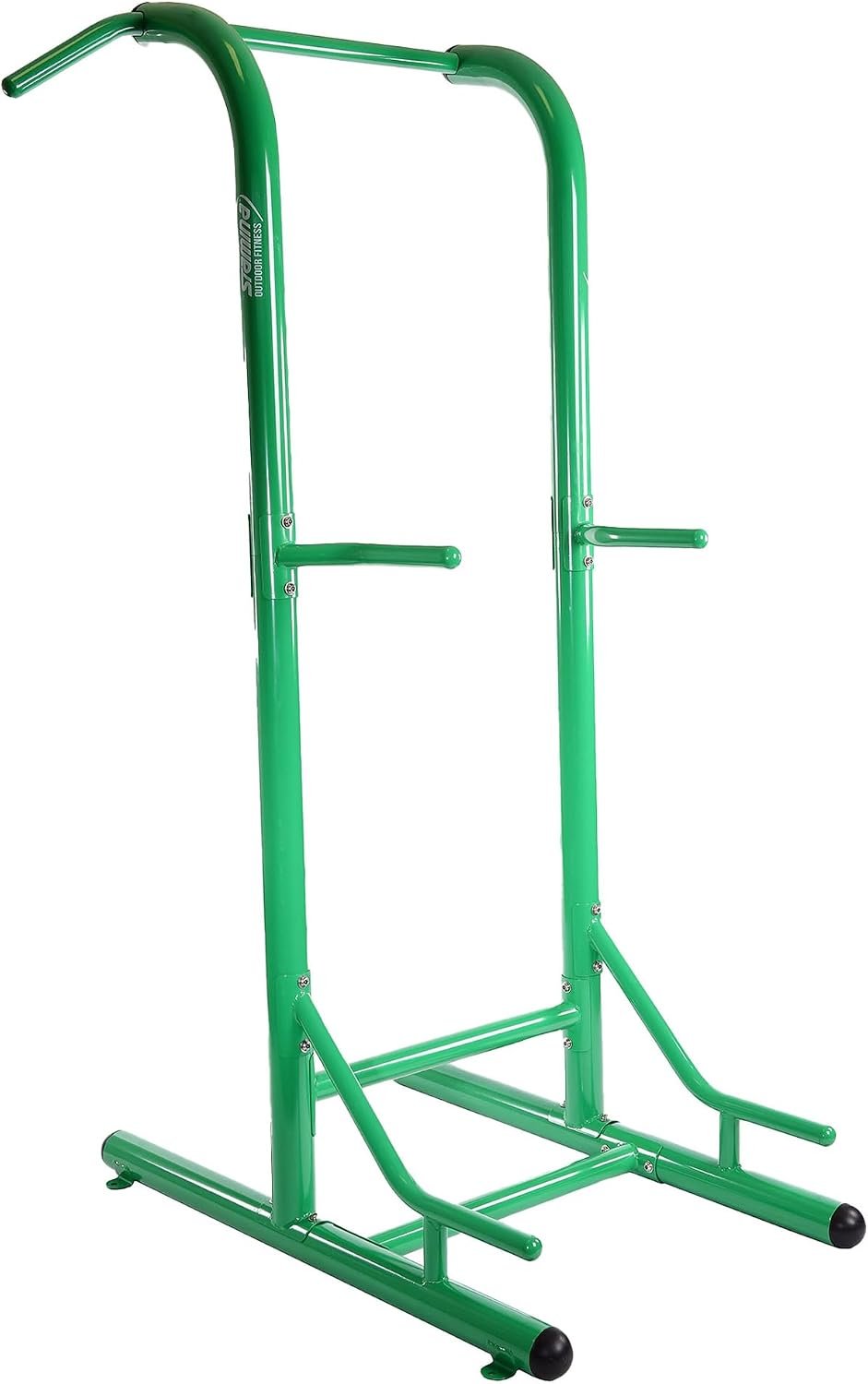 Stamina Pull Up Bar Tower & Dip Station, Free Standing Outdoor Home Gym Equipment – Adjustable and Portable Workout Stand for Calisthenics Body Weight Training