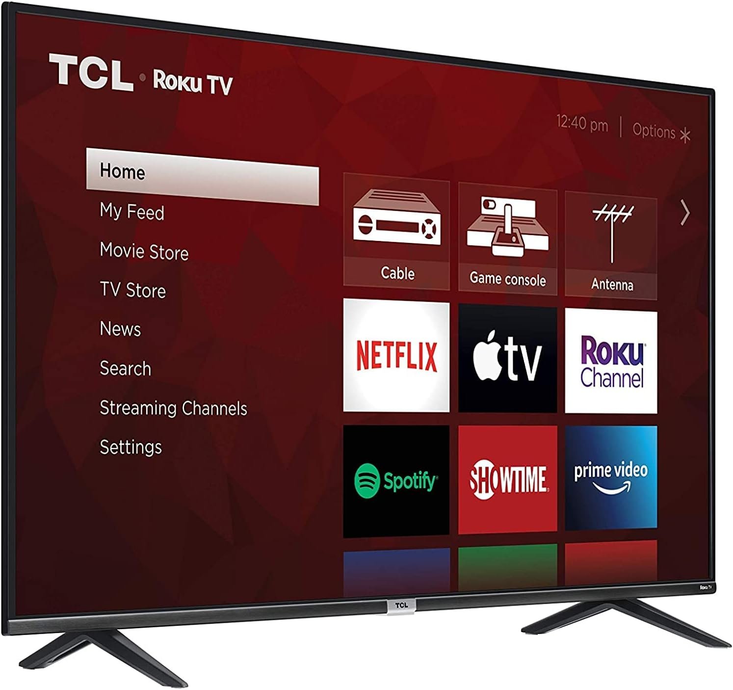 TCL 55″ Class 4-Series 4K UHD HDR Smart Roku TV – 55S435, 2021 Model