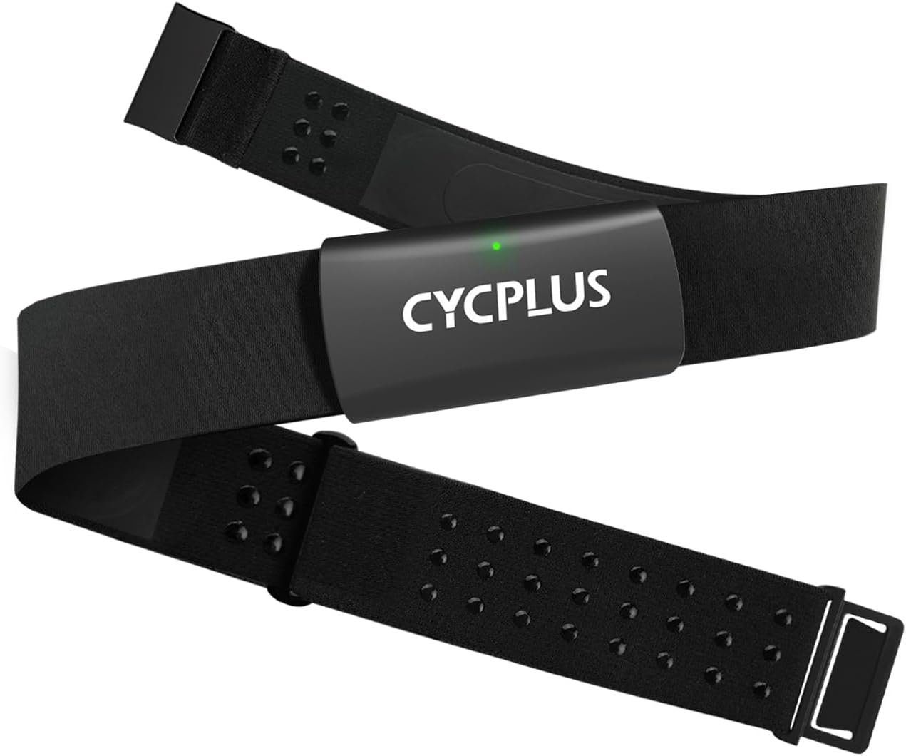 CYCPLUS Heart Rate Monitor Chest Strap H2Pro, Bluetooth ANT+ Heart Rate Monitor Chest Sensor with 500h Battery, IPX7 Waterproof and Dustproof, HRM Works with Strava/CYCPLUS App