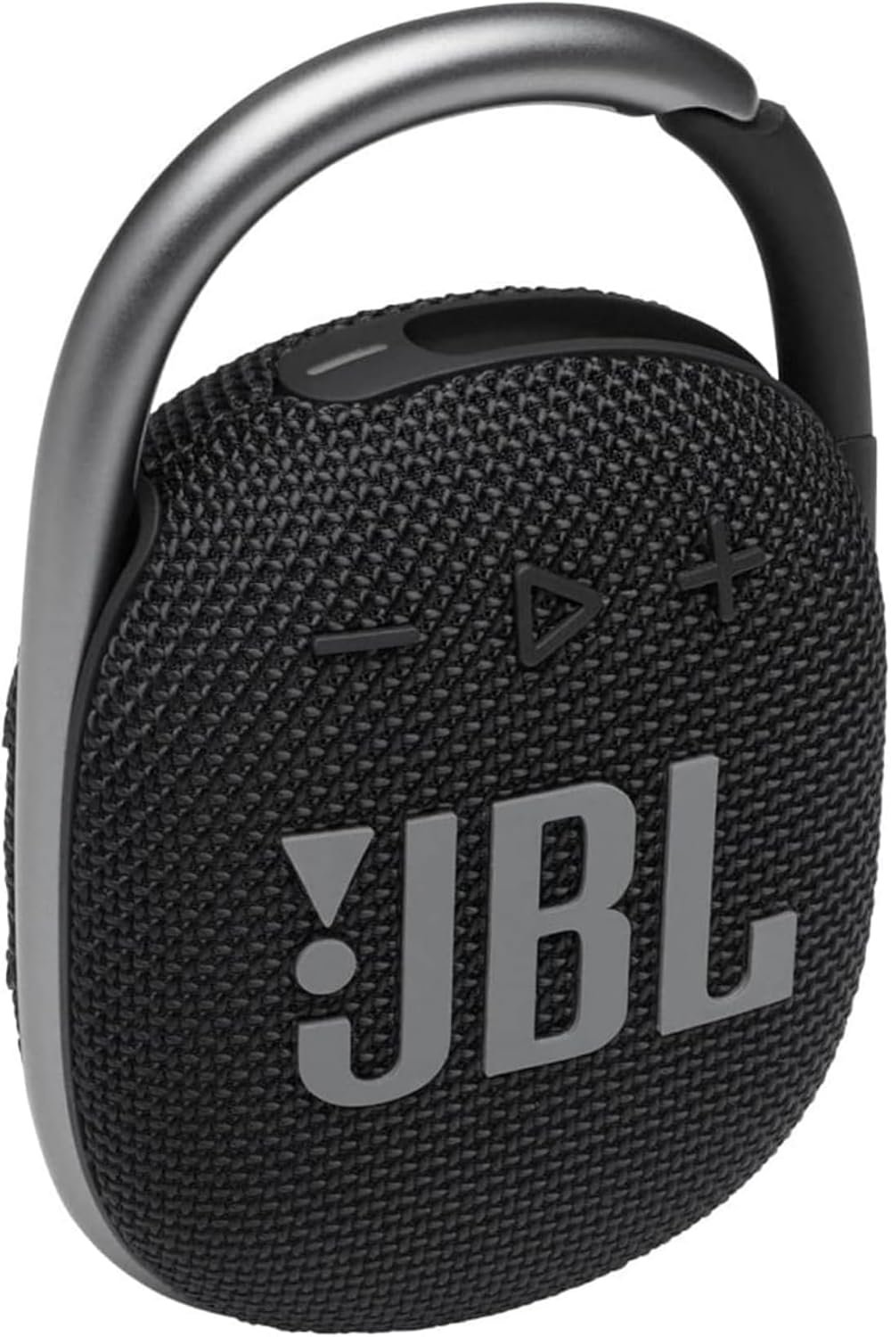 JBL Clip 4 – Portable Mini Bluetooth Speaker, big audio and punchy bass, integrated carabiner, IP67 waterproof and dustproof, 10 hours of playtime, speaker for home, outdoor and travel (Black)
