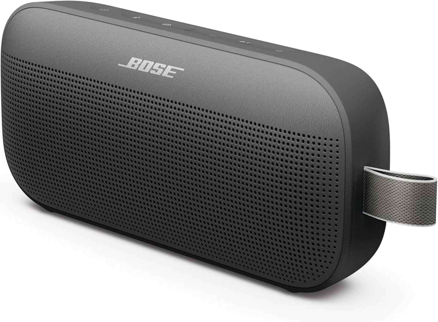 Bose SoundLink Flex Bluetooth Speaker (2nd Gen) – Portable Outdoor Speaker with Hi-Fi Audio, Waterproof and Dustproof, USB-C, Up to 12 Hours Battery Life, Black
