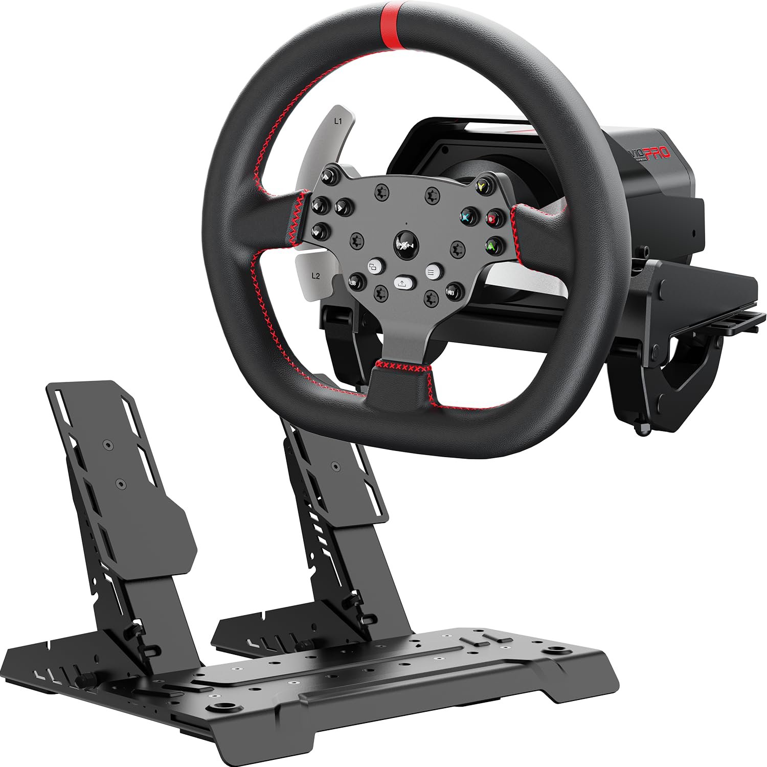 PXN V10 Ultra Direct Drive Racing Wheel, 3.2Nm Force Feedback, Hall Effect Metal Pedals, 4 Aluminum Paddle Shifters, Sim Racing Wheel for PC, PS4, Xbox Series X|S & Xbox One