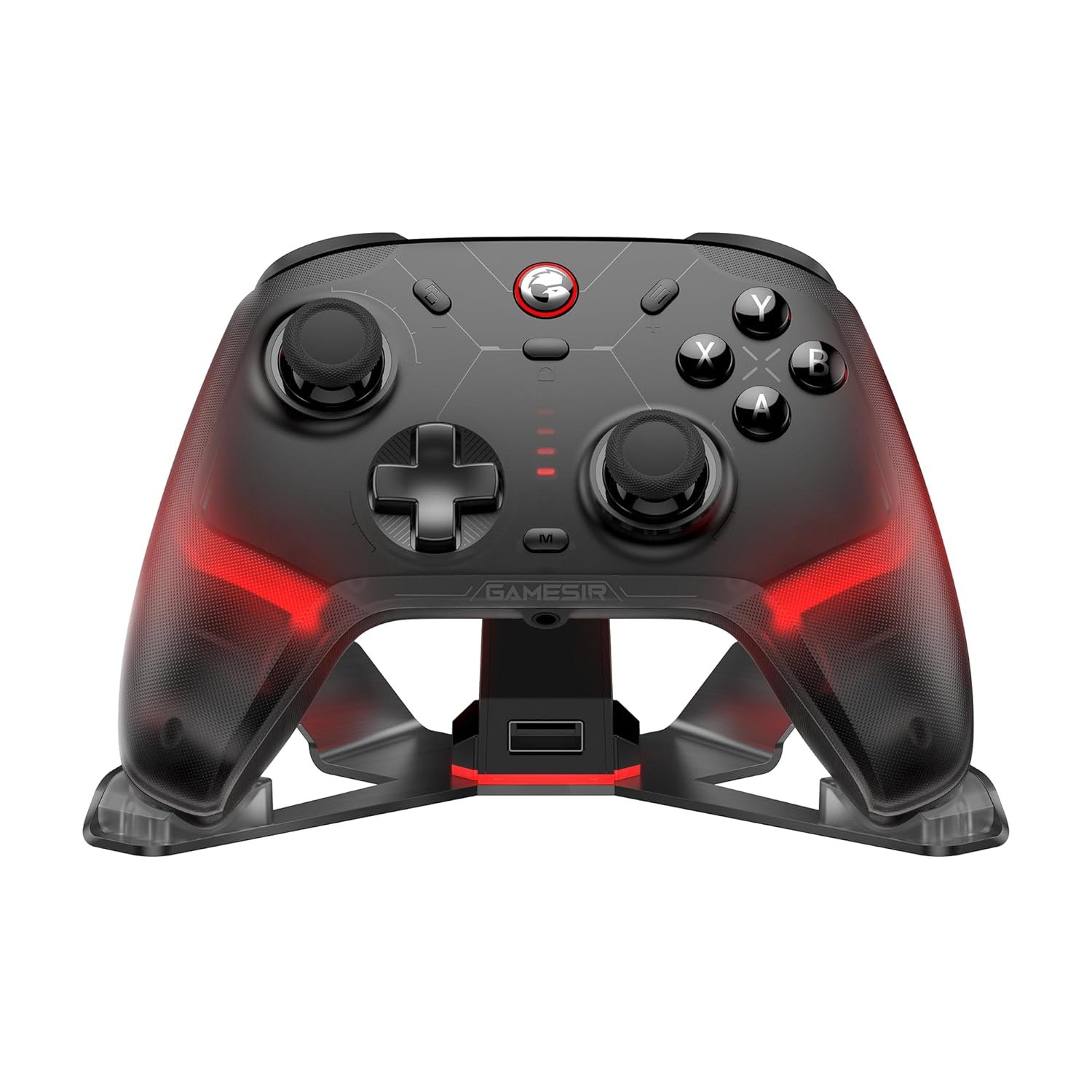 GameSir Cyclone 2 Wireless PC Controller — 1000Hz Polling Rate, TMR Joysticks, Hall Effect & Micro 2-in-1 Triggers, PC Gaming Controller for PC/Android/Switch/Switch 2 with Charging Dock (Black)