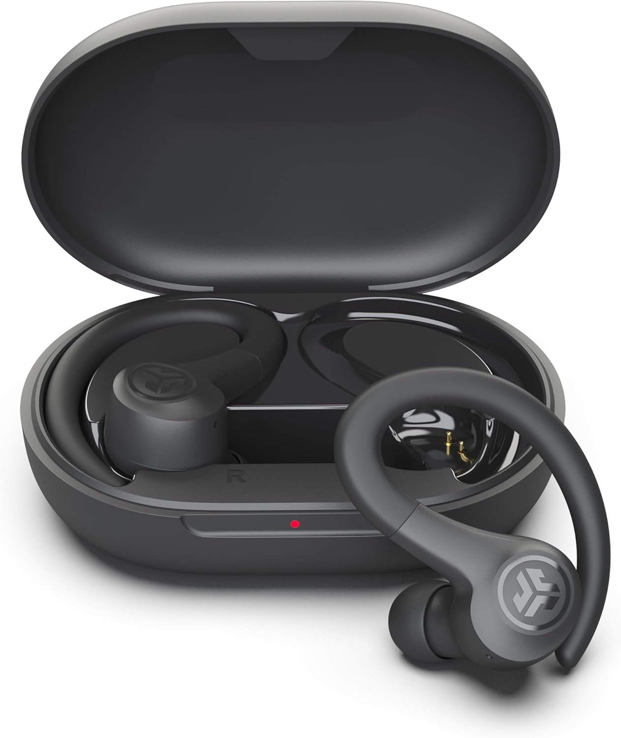 JLab, Go Sport+, True Wireless Workout Earbuds, Bluetooth Sport Earbuds, Clear Calling, Graphite