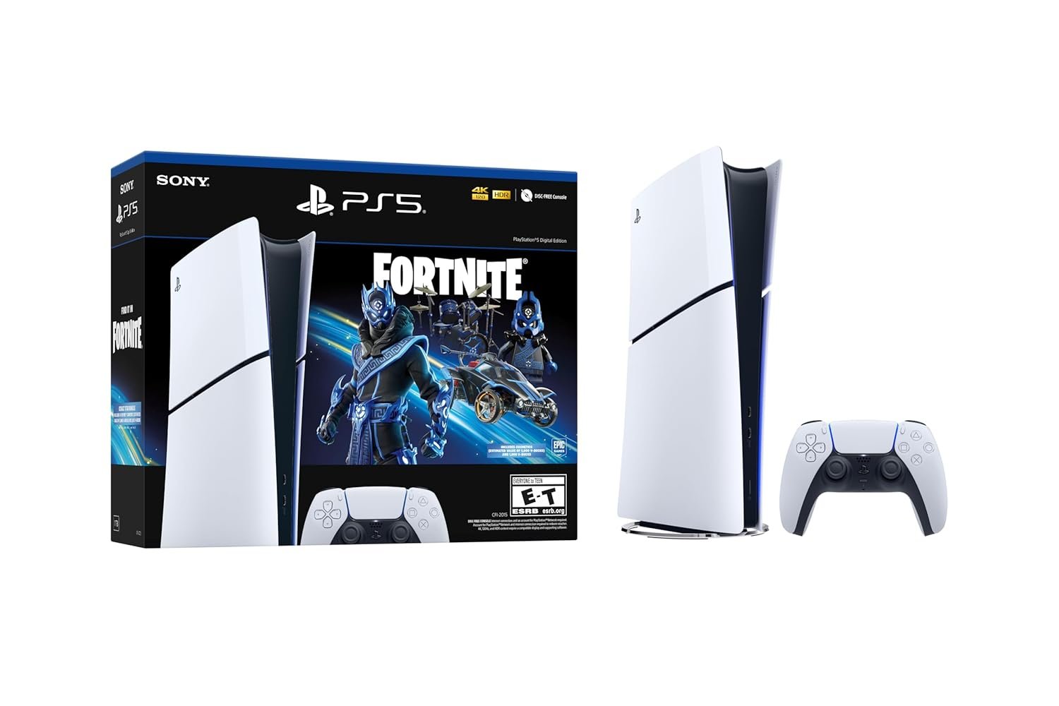 PlayStation PS5 Console – Fortnite Cobalt Star Digital Edition