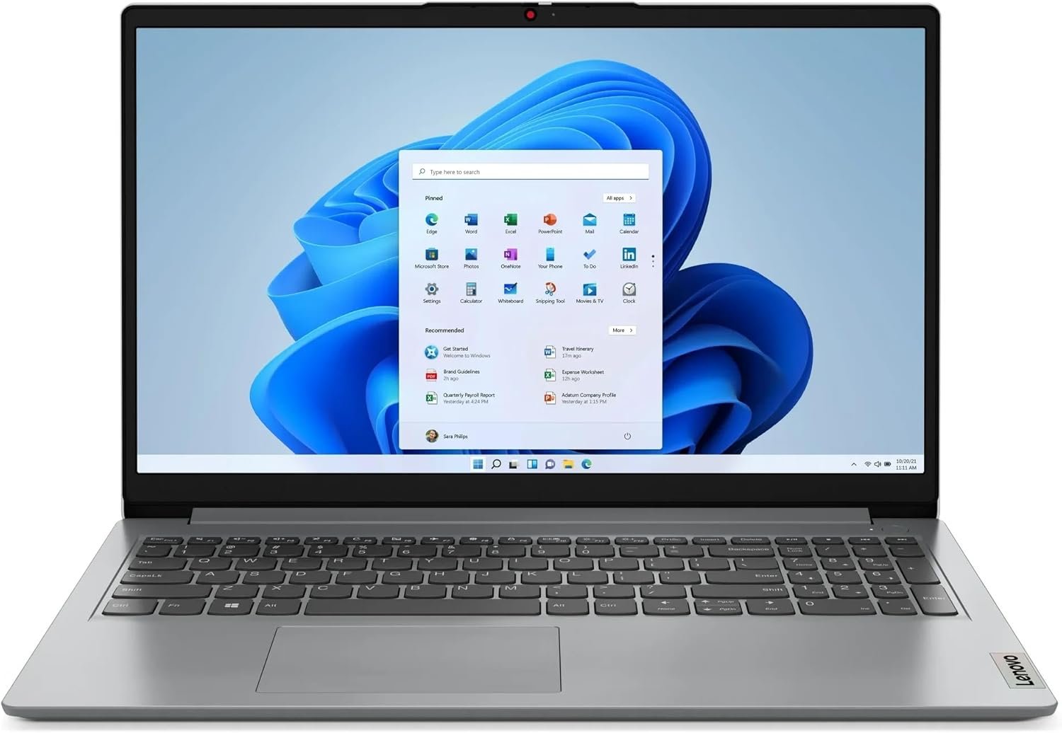 Lenovo Ideapad 1 15.6″ HD Student Laptop, Intel Celeron N4500, 1.1GHz, 4GB DDR4 Memory, 128GB eMMC, One Year Microsoft Office 365 Included, Windows 11 Home in S Mode, Cloud Grey, 82LX00DGUS