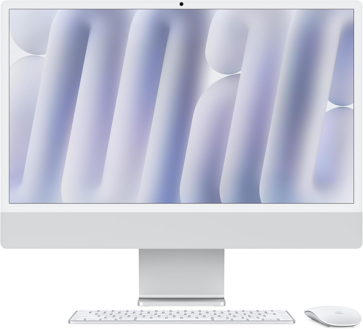 Apple 2024 iMac Air with Apple M4 chip 8-core, 24-inch, 16GB RAM, 256GB SSD Storage Silver (Renewed)