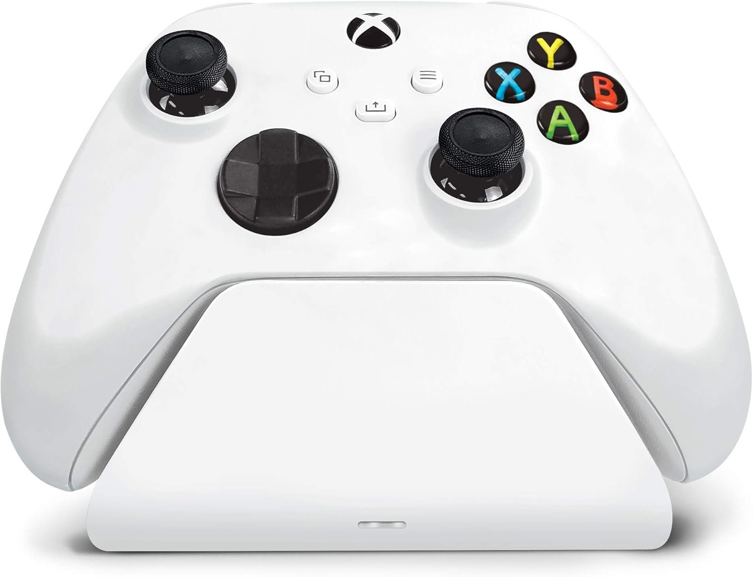 Robot White – Universal Xbox Pro Charging Stand with 1200 mAh Rechargeable Battery, Charging Dock, Charging Station for Xbox Series X|S and Xbox One