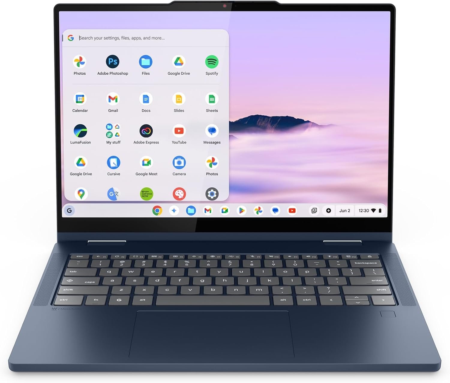 Lenovo Chromebook Plus 2-in-1 – Lightweight Laptop – Google Gemini – Intel® N355 CPU – 14″ WUXGA IPS Touchscreen Display – 8GB RAM – 256GB UFS Storage – Integrated Intel® Graphics – Fingerprint reader