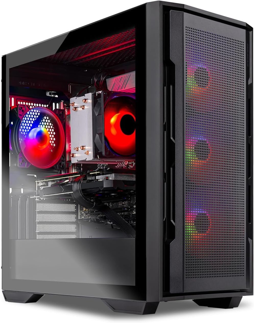 Skytech Gaming Rampage Gaming PC, Intel i5 14400F 2.5GHz, NVIDIA RTX 5070 12GB VRAM, 1TB Gen4 NVMe SSD, 24GB DDR5 RAM 6000, 850W Gold ATX 3 PSU, WI-FI 5, Windows 11, Desktop