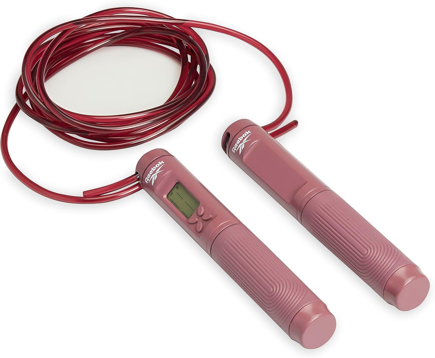 Reebok 2-1 Digital Fitness Smart Jump Rope, Skipping Rope, Workout Rope for Gym or At Home Workouts
