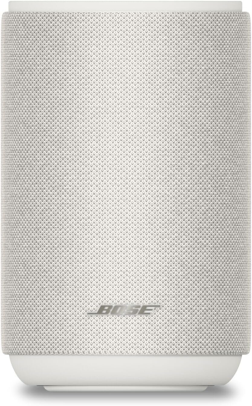 Bose New Lifestyle Ultra Speaker, Wireless Home Speaker, TrueSpatial Audio, CleanBass, AirPlay & Google Cast, White Smoke
