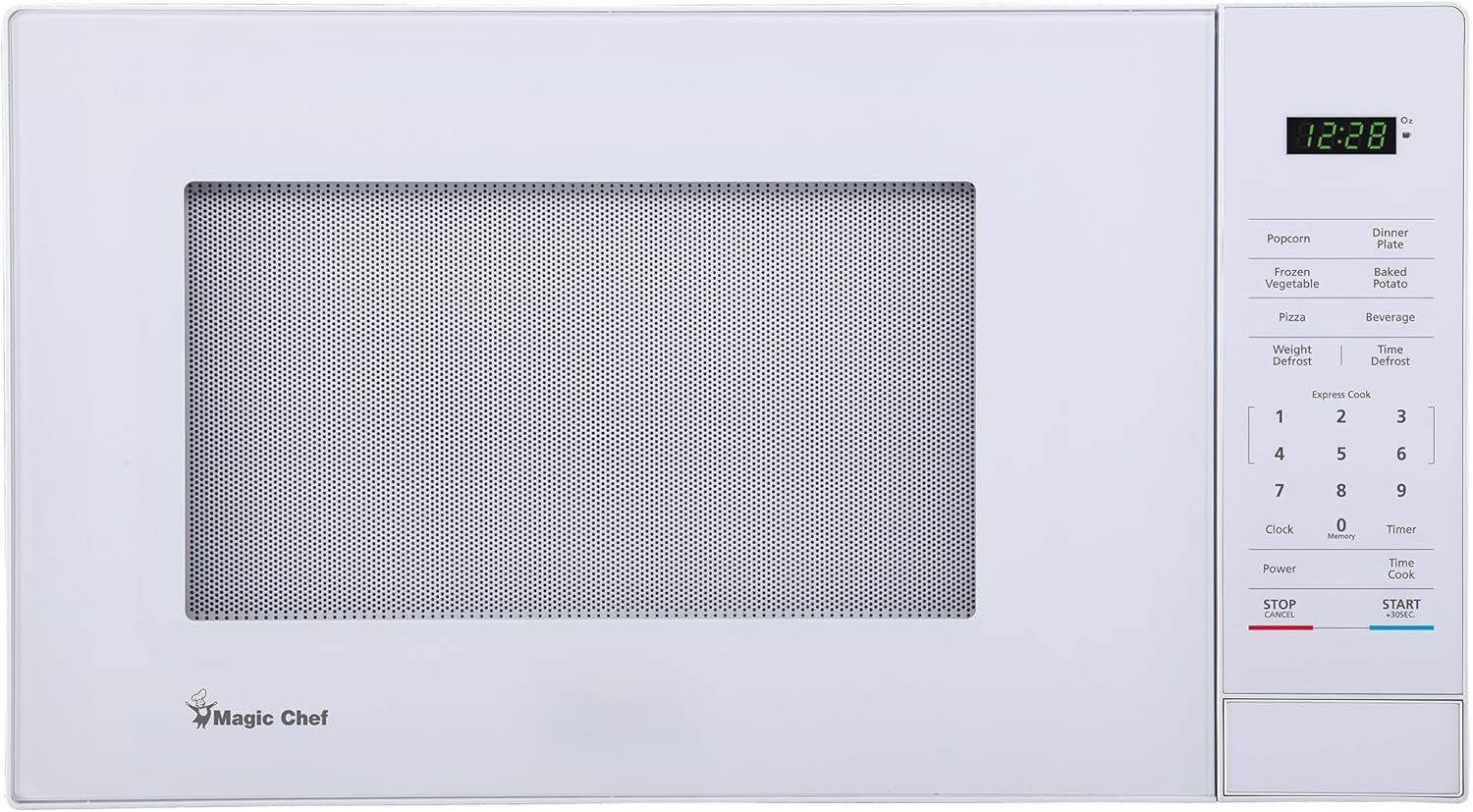 1.1 cu. ft. Countertop Microwave Oven in White
