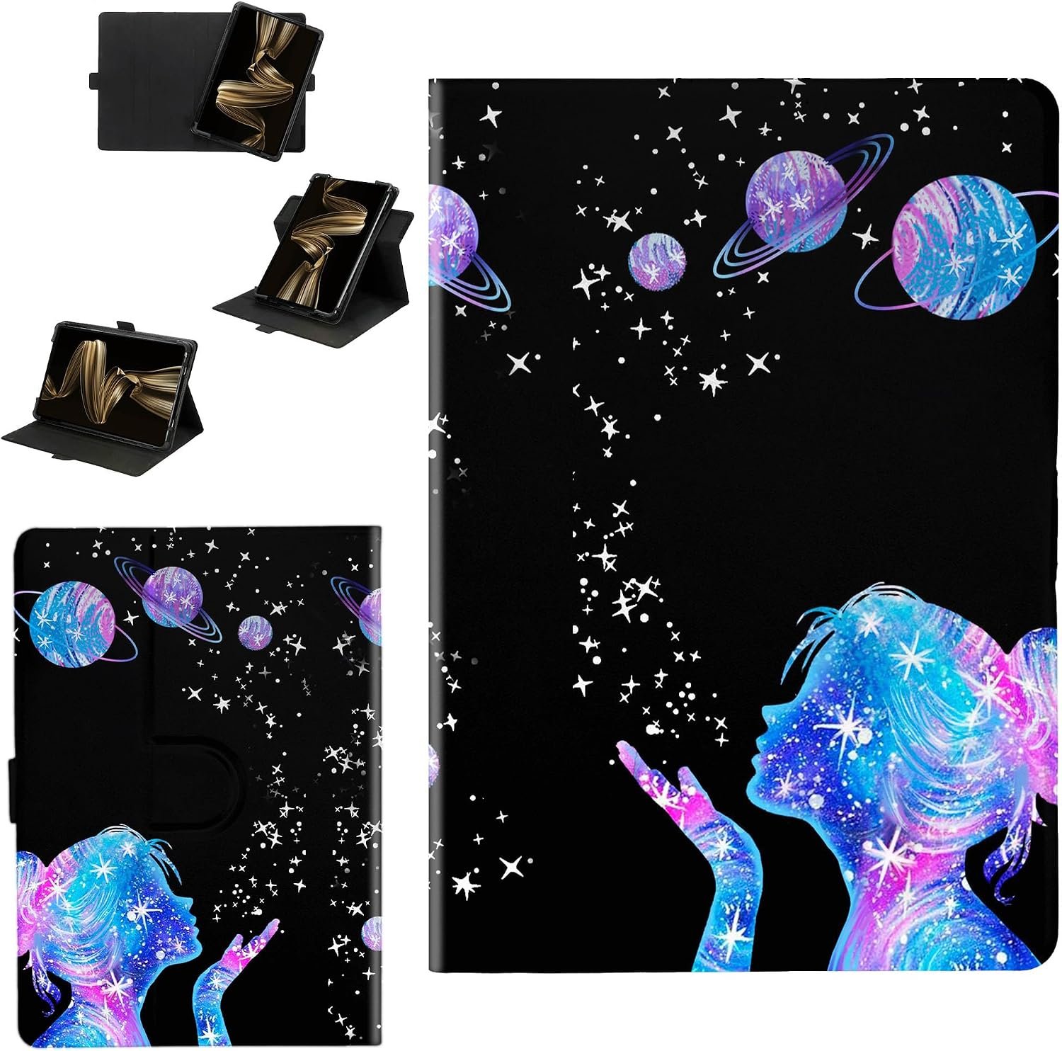 Case Compatible for Hometech Alfa 11BT 11 Inch Tablet Case Cover [360-Degree Rotating Support][Hardened Edge Protection Against Drops] XQSN